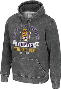 Colosseum Athletics Men's LSU Tigers Oddbody Marble Fleece Hoodie
