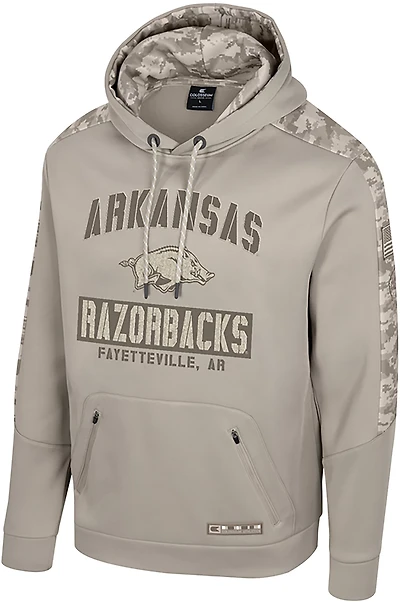 Colosseum Athletics Men's Arkansas Razorbacks Battalion Hoodie