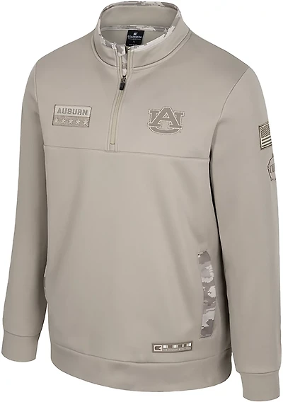 Colosseum Athletics Men’s Auburn University Battalion 1/4 Zip Fleece