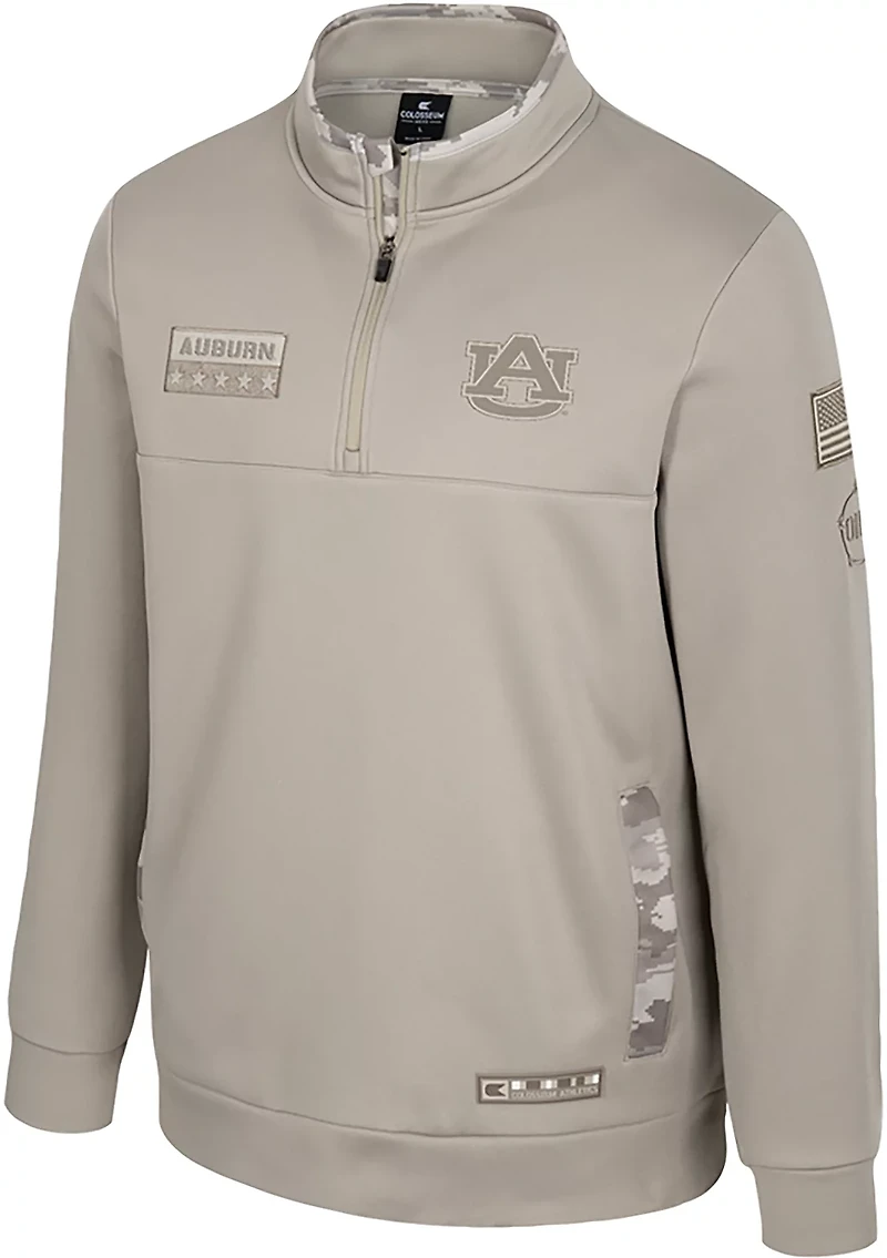 Colosseum Athletics Men’s Auburn University Battalion 1/4 Zip Fleece