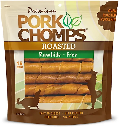 Pork Chomps Roasted Twists 15-Pack