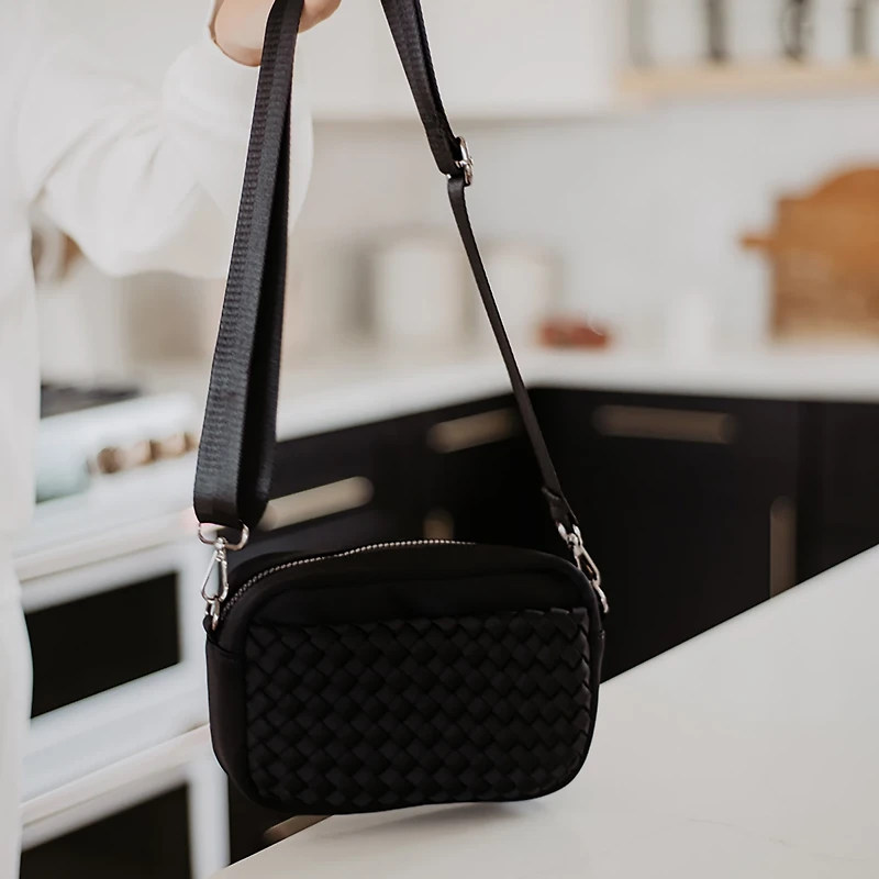 Katydid Women's Woven Crossbody Bag