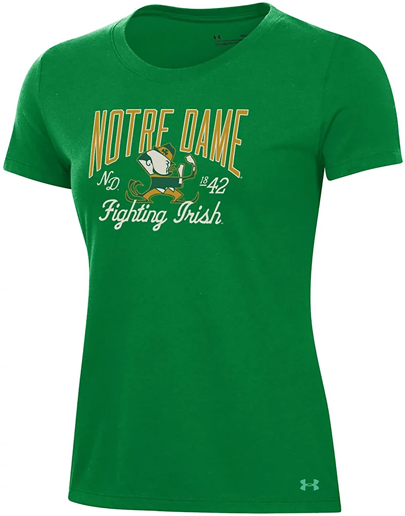 Under Armour Women's Notre Dame Fighting Irish Performance T-shirt