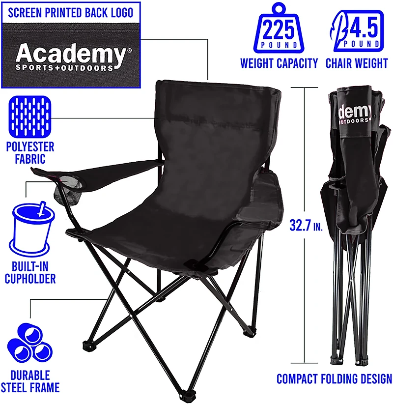 Academy Sports + Outdoors Logo Armchair