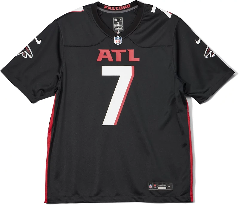 Nike Men's Falcons Bijan Robinson #7 Name & Number Home Game Jersey