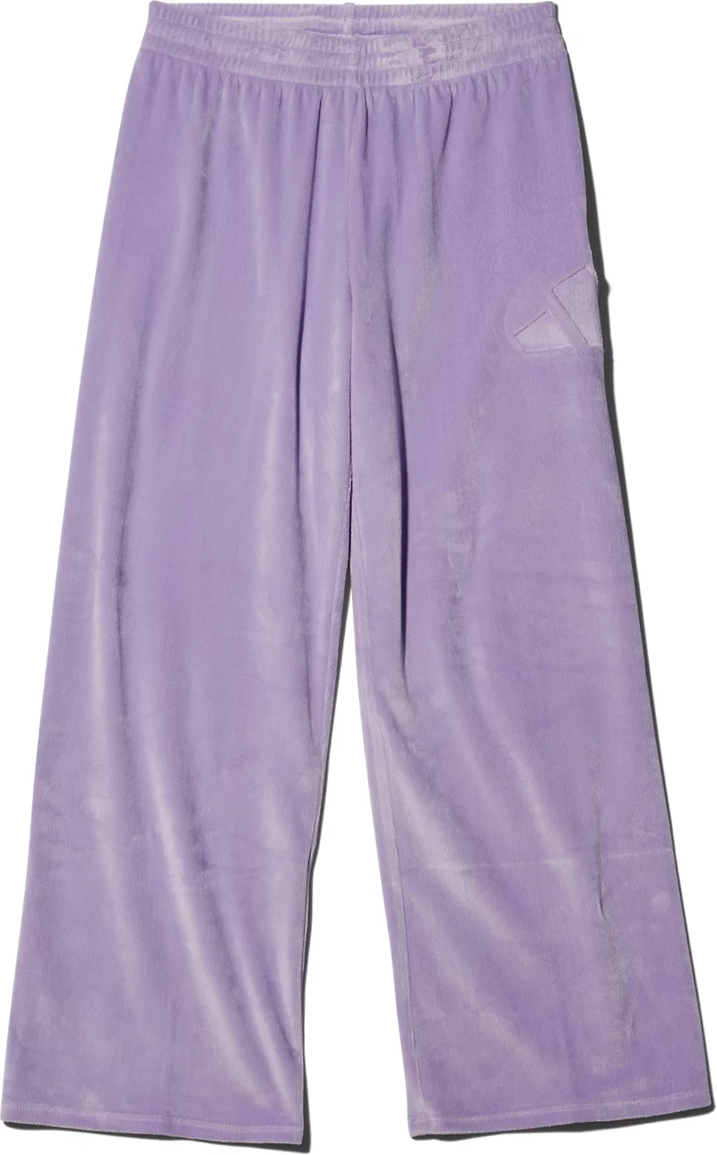 adidas Girls' 4-6x Velour Wide Leg Pants
