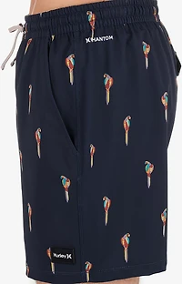 Hurley Men's Phantom Eco Poolside Combo Lined Volley Swim Shorts