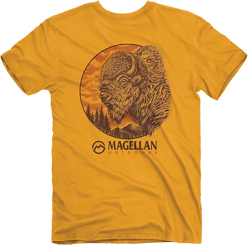 Magellan Outdoors Men's Majestic Bison T-shirt