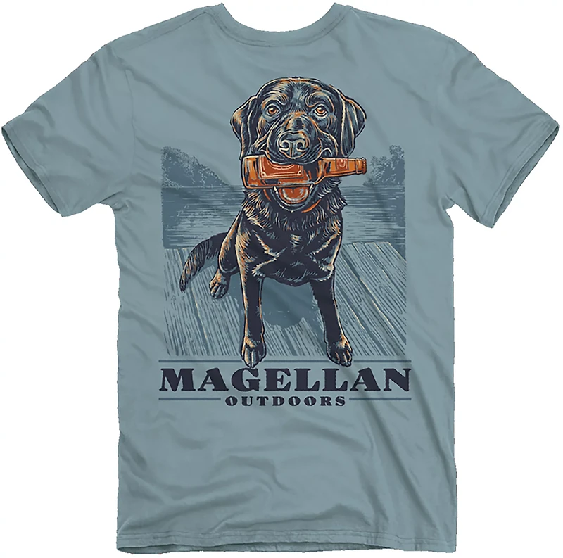 Magellan Outdoors Men's Black Lab Beer T-shirt