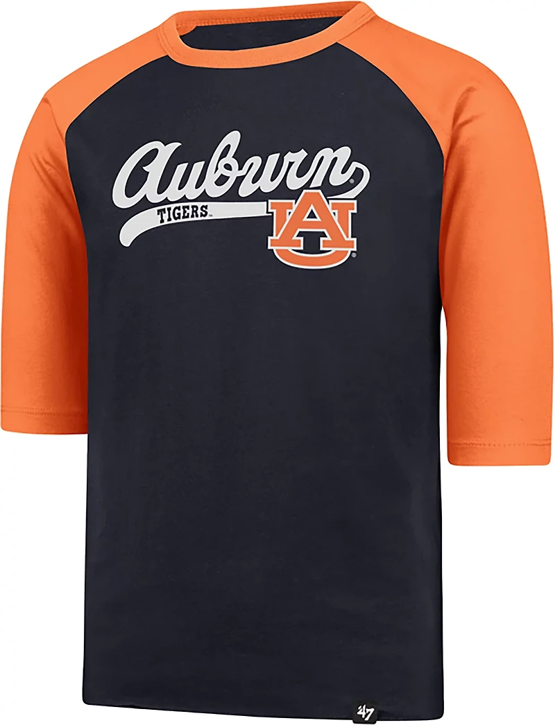 47 Youth Auburn Super Script Line Drive Raglan T-shirt