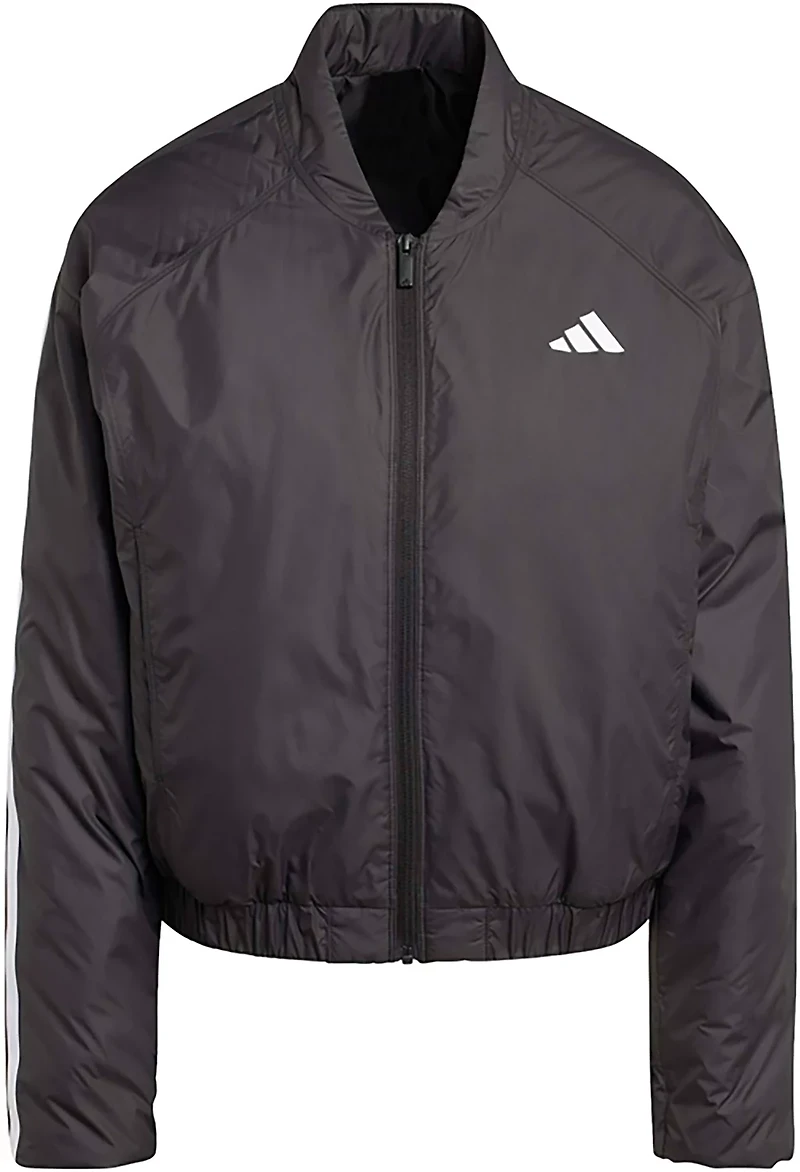 adidas Women's Essential 3-Stripes Insulated Bomber Jacket
