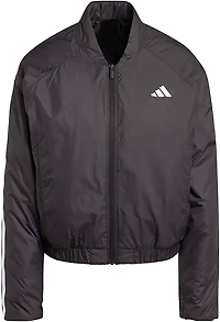 adidas Women's Essential 3-Stripes Insulated Bomber Jacket