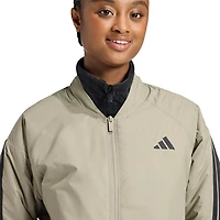 adidas Women's Essential 3-Stripes Insulated Bomber Jacket