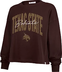 47 Women's Texas State Muse Sydney Long Sleeve Crew Sweatshirt
