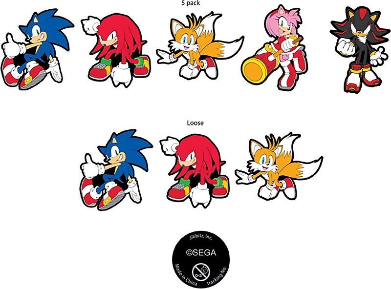 Crocs Jibbitz Sonic the Hedgehog 5-Pack