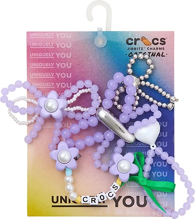 Crocs Jibbitz Purple Meta 5-Pack