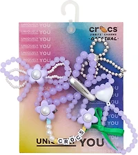 Crocs Jibbitz Purple Meta 5-Pack