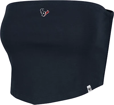 47 Brands Women's Houston Texans Micro Embroidered Bandana Tube Top