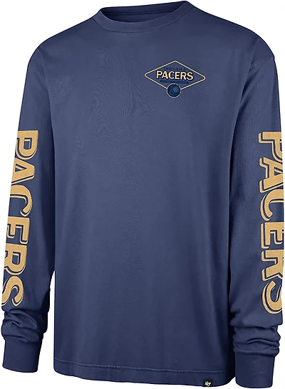 47 Brands Men's Indiana Pacers Cairn Ravine Foundation Long Sleeve T-shirt