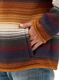 Wrangler Men's Western Sherpa 1/4 Zip Sweatshirt