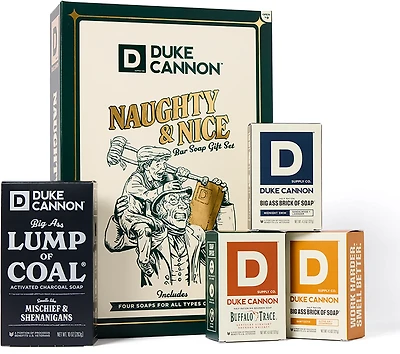 Duke Cannon Naughty and Nice Bar Soap Gift Set