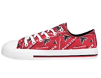 FOCO Women's Atlanta Falcons Low Top Repeat Print Canvas Shoes