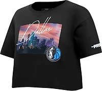 Pro Standard Women's Mavericks City Scape SJ Boxy T-shirt