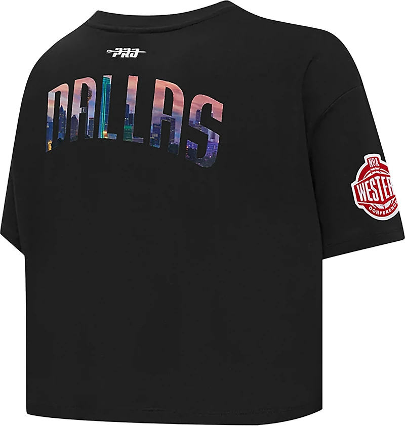 Pro Standard Women's Mavericks City Scape SJ Boxy T-shirt