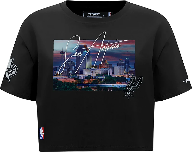 Pro Standard Women's Spurs City Scape SJ Boxy T-shirt
