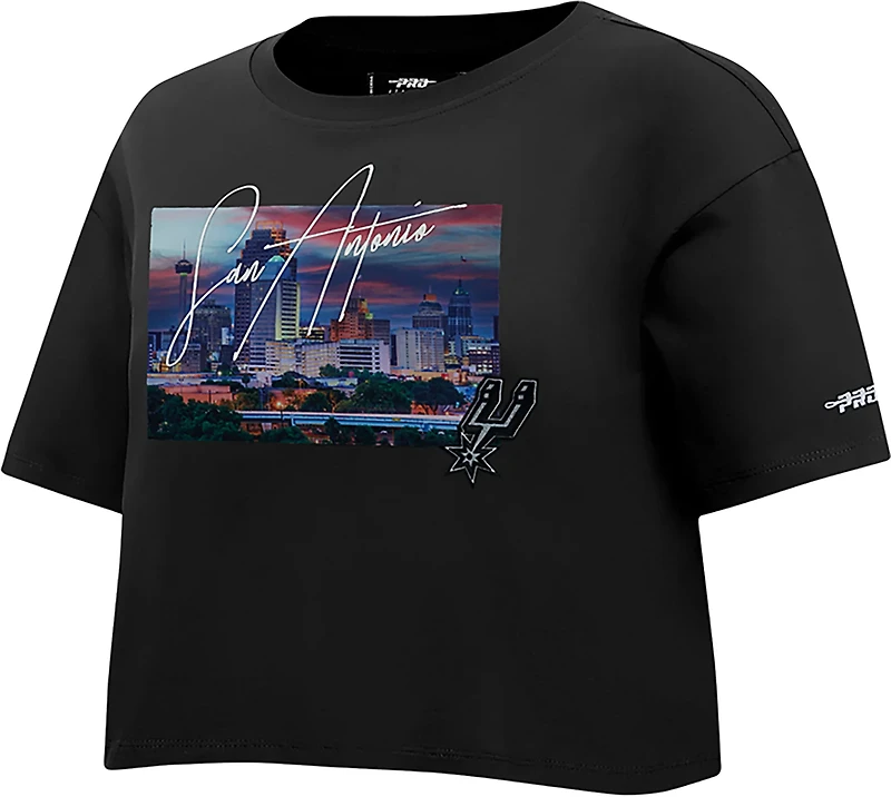 Pro Standard Women's Spurs City Scape SJ Boxy T-shirt