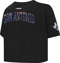 Pro Standard Women's Spurs City Scape SJ Boxy T-shirt