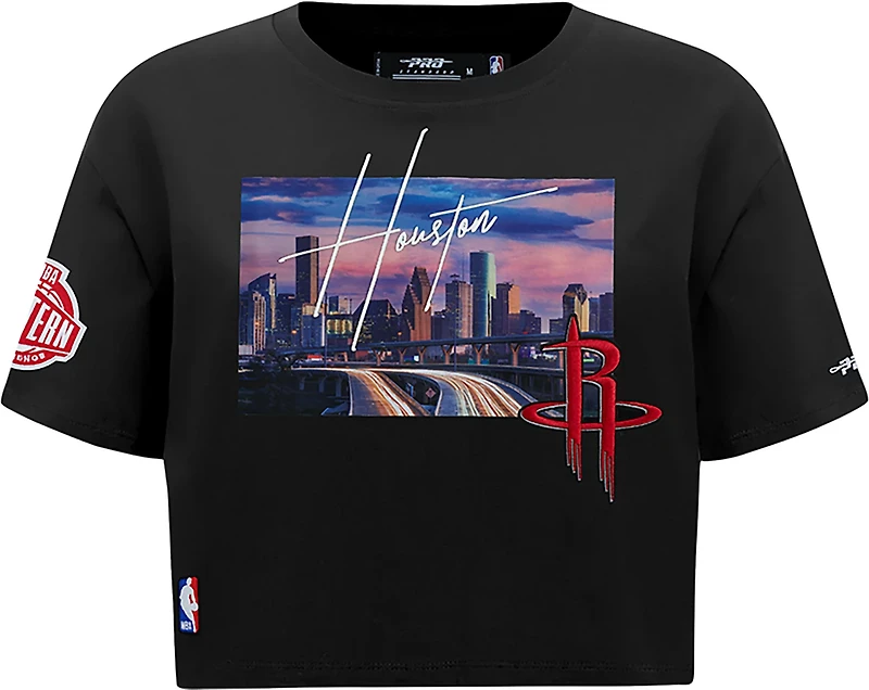 Pro Standard Women's Rockets City Scape SJ Boxy T-shirt