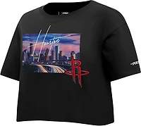 Pro Standard Women's Rockets City Scape SJ Boxy T-shirt