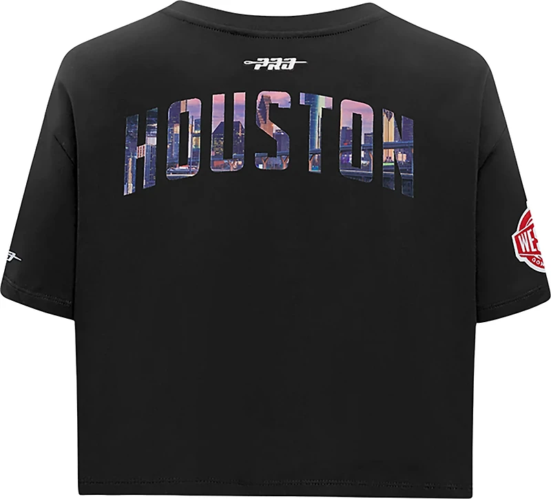 Pro Standard Women's Rockets City Scape SJ Boxy T-shirt