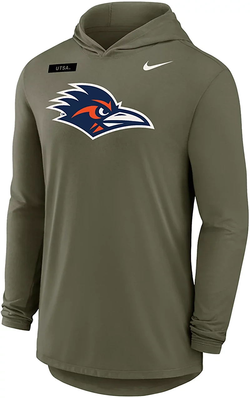 Nike Men's University of Texas at San Antonio Military Primary Logo Hoodie