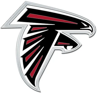 Wincraft Atlanta Falcons Colored Chrome Auto Emblem