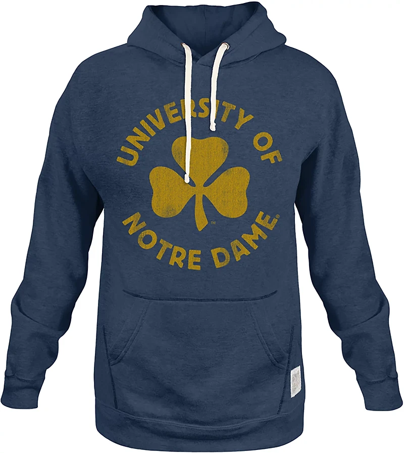 Wildcat Retro Men's University of Notre Dame School Over Clover Fleece Crew Pullover