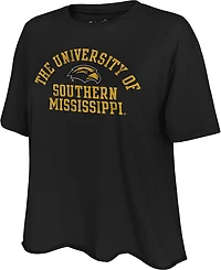 WILDCAT RETRO Women's Southern Miss School Arch Meet and Greet T-shirt