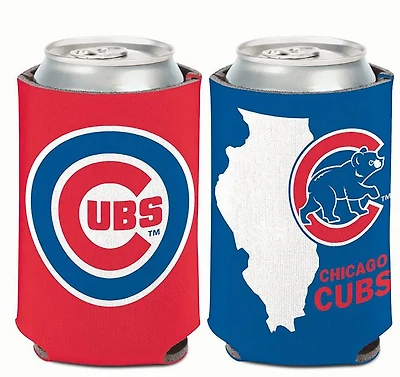 WinCraft Chicago Cubs State Shape Can Cooler 12oz