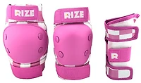 RIZE Kids' Checkered Elbow and Knee Pad Set