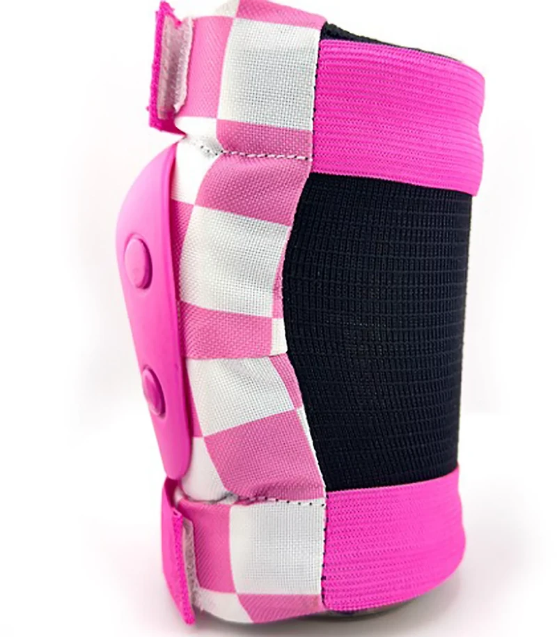 RIZE Kids' Checkered Elbow and Knee Pad Set