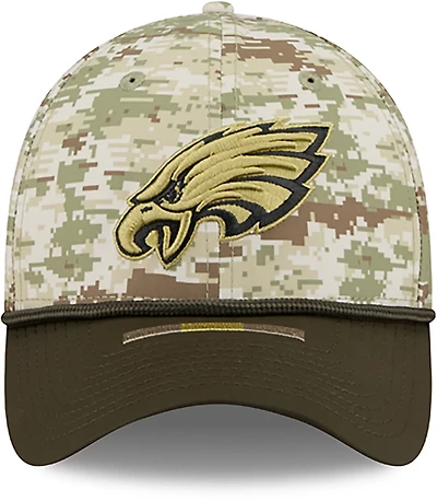 New Era Men's Eagles 25 Salute to Service Camo 39THIRTY Cap
