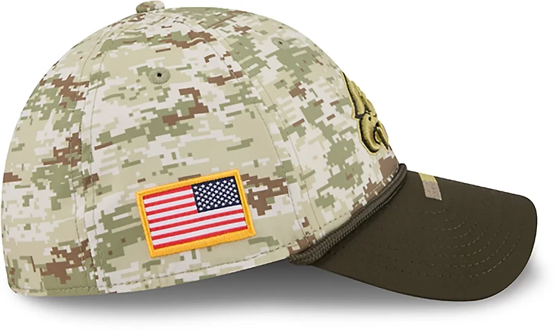 New Era Men's Eagles 25 Salute to Service Camo 39THIRTY Cap