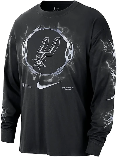 Nike Men's San Antonio Spurs Off-Court Max 90 Long Sleeve T-shirt