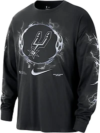 Nike Men's San Antonio Spurs Off-Court Max 90 Long Sleeve T-shirt