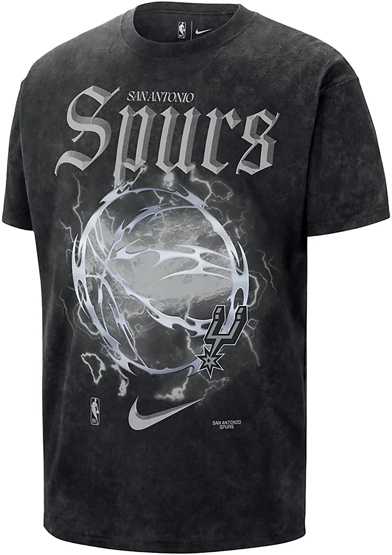 Nike Men's San Antonio Spurs Off-Court Max 90 Short Sleeve T-shirt