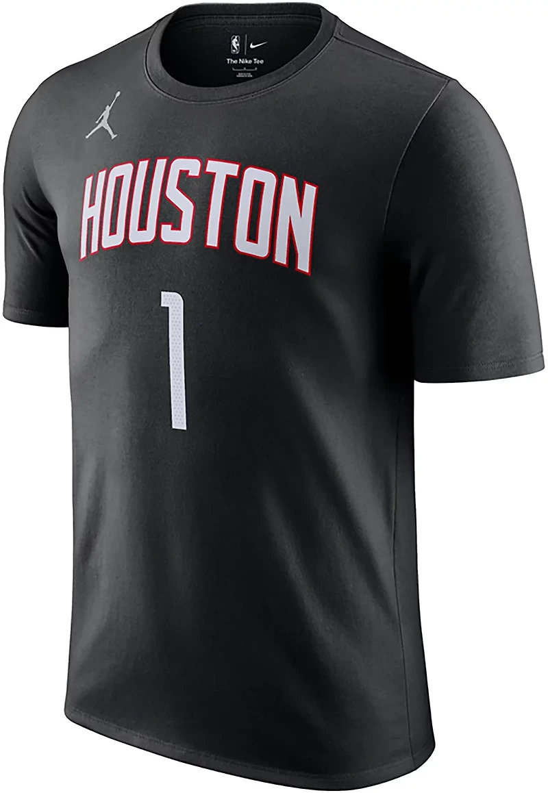 Nike Men's Houston Rockets Amen Thompson Statement Name & Number Short Sleeve T-shirt