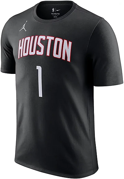Nike Men's Houston Rockets Amen Thompson Statement Name & Number Short Sleeve T-shirt