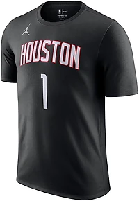 Nike Men's Houston Rockets Amen Thompson Statement Name & Number Short Sleeve T-shirt