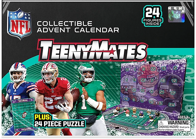Teeny Mates NFL 2025 Advent Calendar